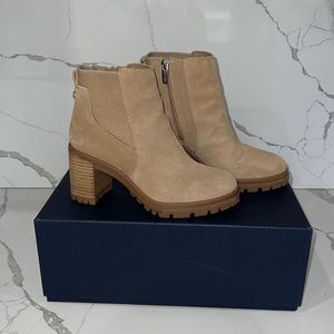 Vince Camuto camel colored booties